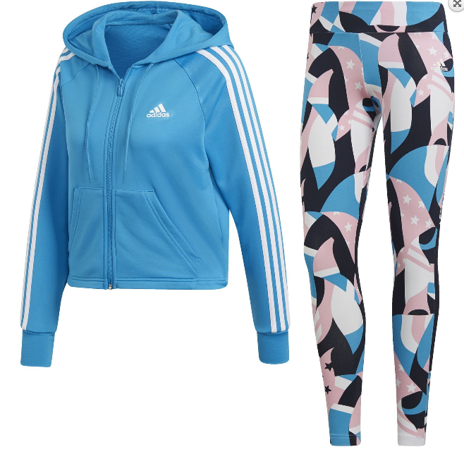 felpa e leggings adidas